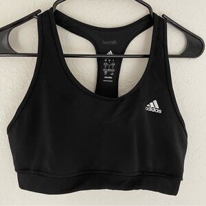 Black Adidas sports bra